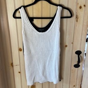 Rag & Bone Two Tone Knit Top / S